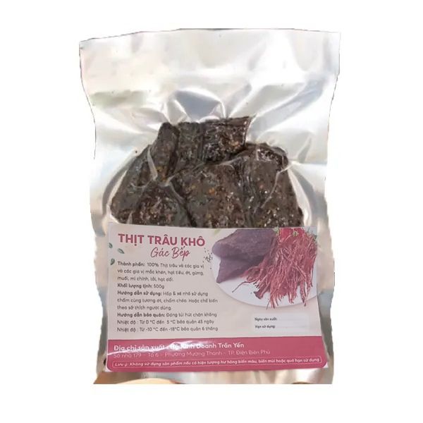 Thịt trâu khô gác bếp Tây Bắc 500g
