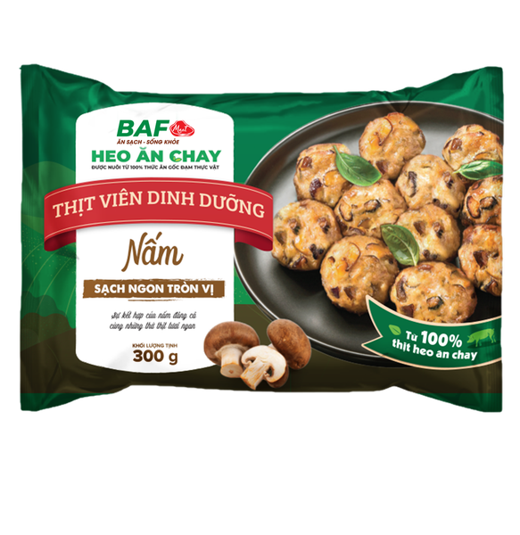 Thịt Viên Dinh Dưỡng Nấm 300G