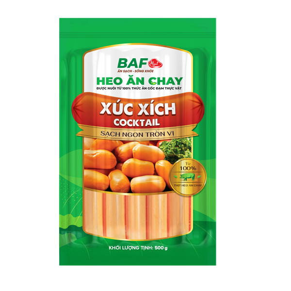 Xúc xích BAF MEAT cocktail 500g