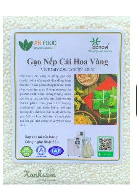 Gạo nếp cái hoa vàng Dovina 1kg