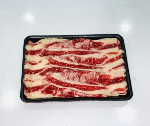 Ba chỉ bò cắt lát 300gr/khay