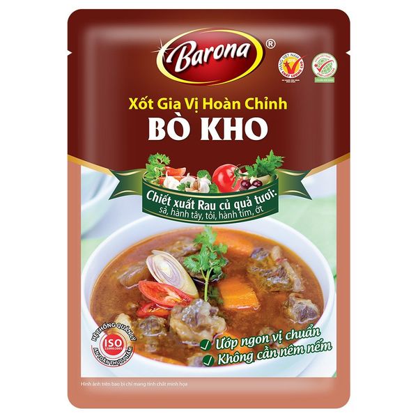 Xốt GVHC Bò kho Barona 80g