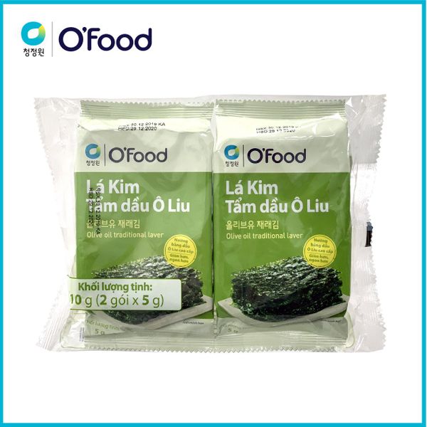 Lá kim tẩm dầu Oliu 2x5g
