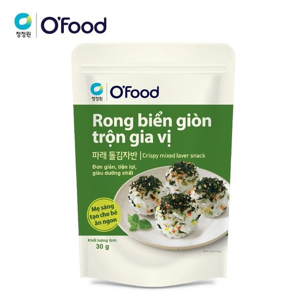Rong biển giòn trộn gia vị O'Food 30g