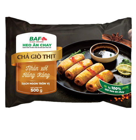 Chả Giò Nhân Thịt Xốt HK 500G