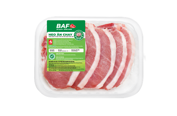 Cốt lết heo ăn chay BAF 500g