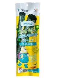 Snack rong biển cuộn nướng vị phô mai O'Food 6g
