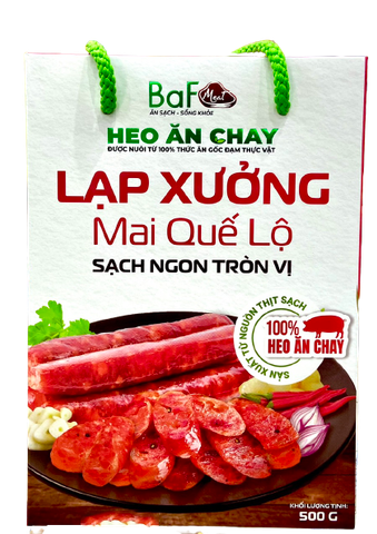 Lạp xưởng heo ăn chay BAF Mai Quế Lộ 500gr