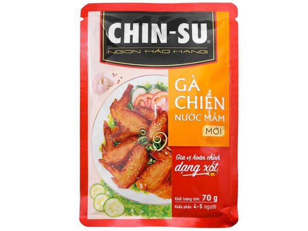 Gia vị hoàn chỉnh gà chiên nước mắm Chinsu 70g