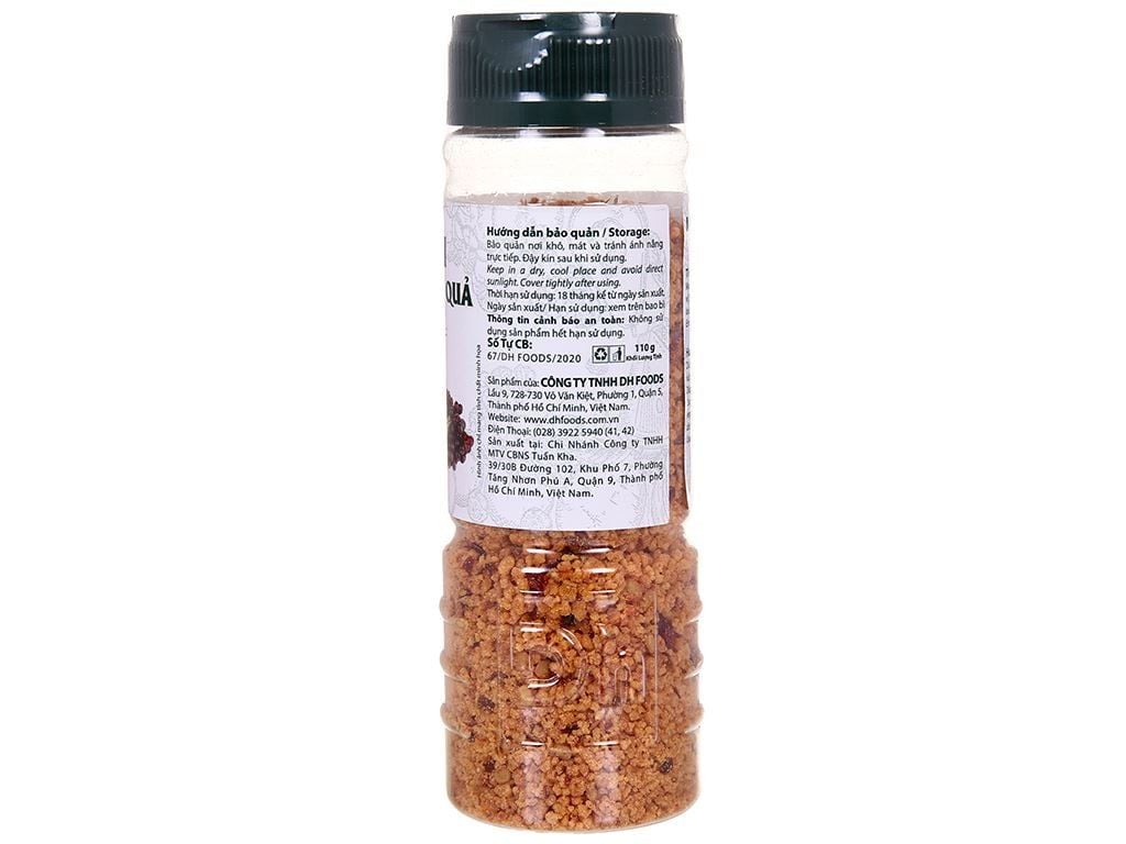 Muối Chấm Hoa Quả DH Lọ 110g