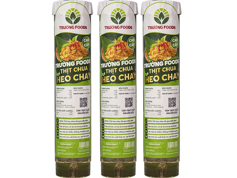 Thịt chua Heo chay ống nứa - ống 180g