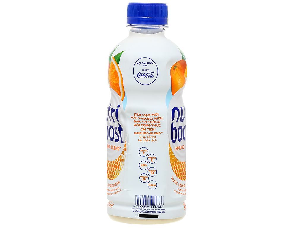 Sữa và Nước trái cây Nutriboots Cam 297ml