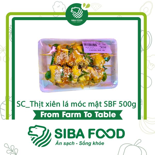 SC_Thịt xiên lá móc mật SBF 500g