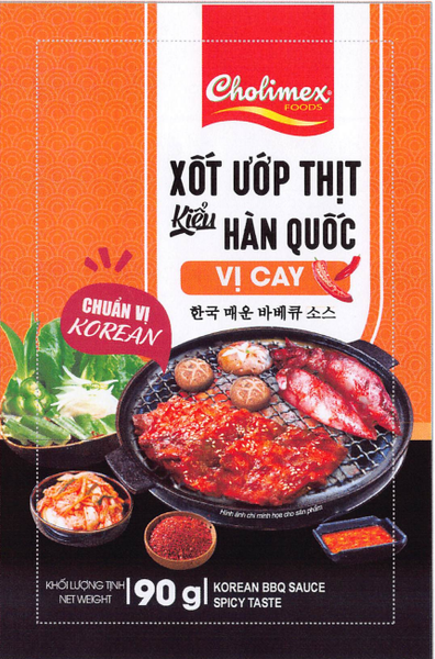 Xốt ướt thịt kiểu Hàn Quốc vị cay Cholimex 90g