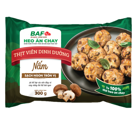 Thịt Viên Dinh Dưỡng Nấm 300G