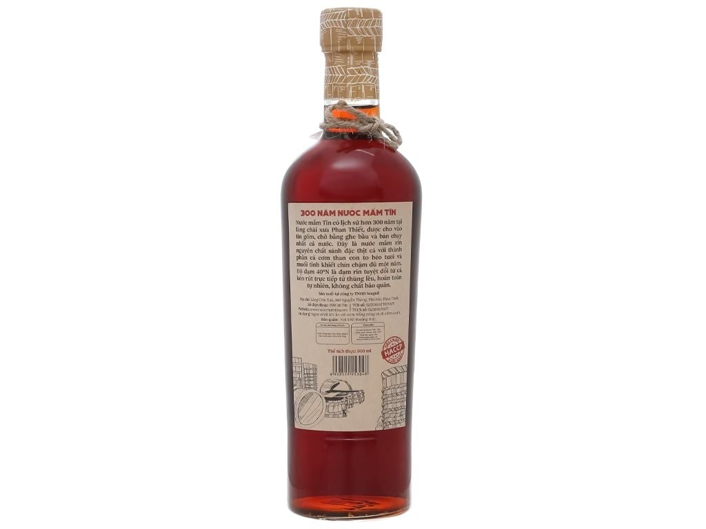 Nước Mắm TĨN 40 Độ Chai 500ml