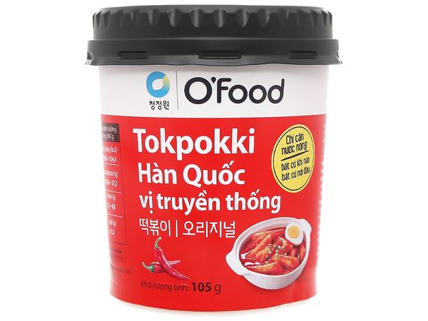 Tokpokki Hàn Quốc vị truyền thống O'Food 105g
