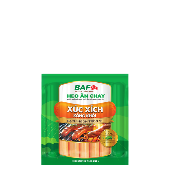 Xúc xích BAF MEAT xông khói 250g (5c)