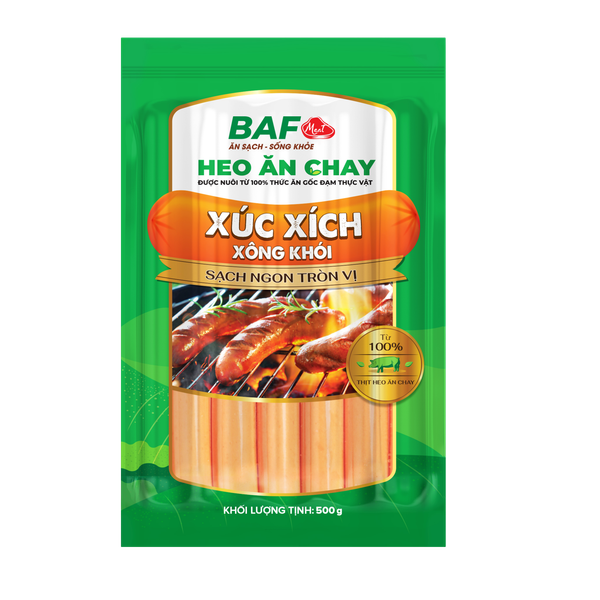 Xúc Xích BAF MEAT Xông Khói 500g