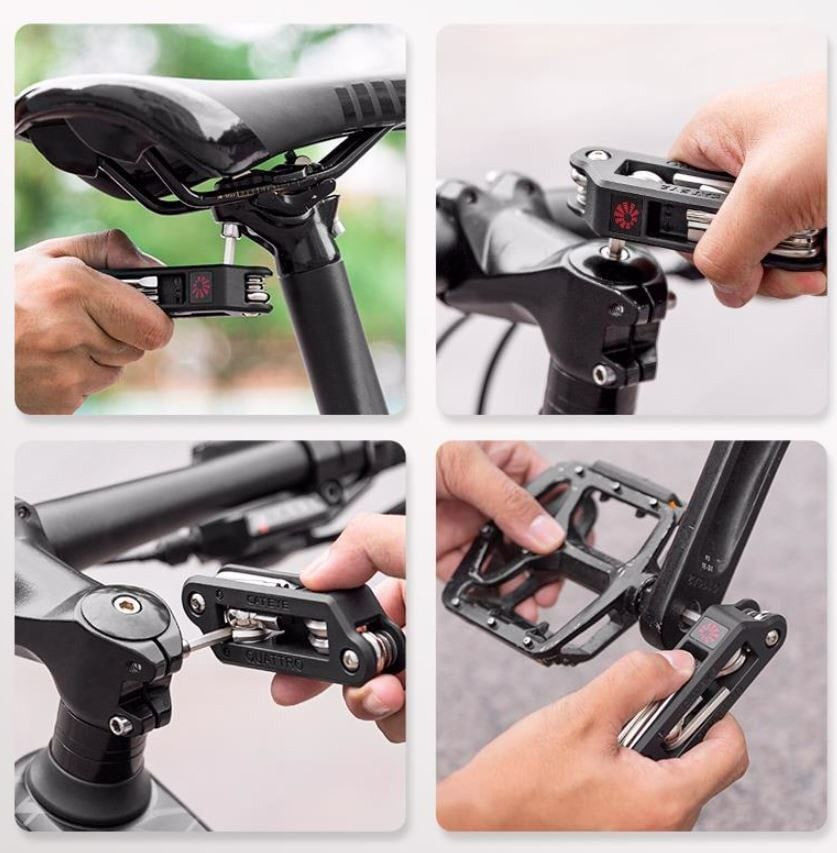  Bộ tool xe đạp mini 10 chức năng Cateye Quattro 