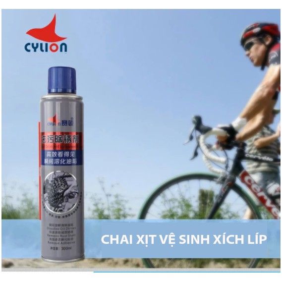  Chai xịt vệ sinh xích líp Cylion 