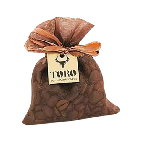 Túi Thơm Hạt Cà Phê Toro Nguyên Chất 100% | Vải Voan - Túi 60gr