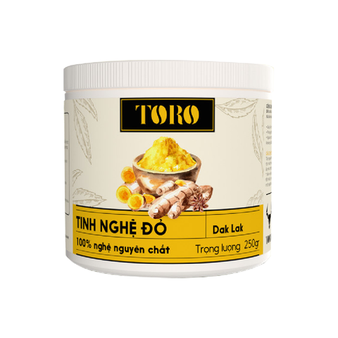 Tinh Bột Nghệ Đỏ Toro Nguyên Chất 100% - Hũ 250gr