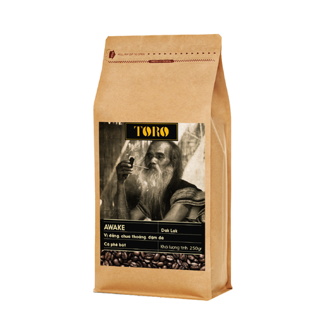 Cà Phê Bột Toro Awake Nguyên Chất 100% - Gói 250gr