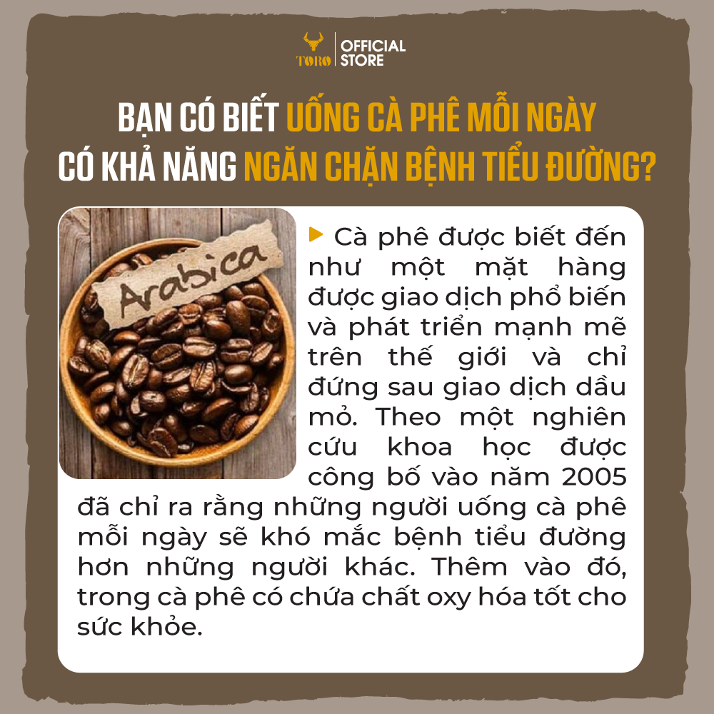 Bộ Cà Phê Bột Toro Arabica Thượng Hạng & Toro Robusta Thượng Hạng (Hạt) Nguyên Chất 100% | 500gr/Gói