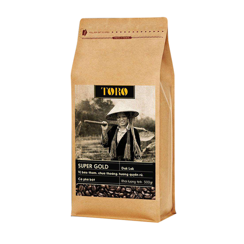 Cà Phê Bột Toro Super Gold Nguyên Chất 100% - Gói 500gr