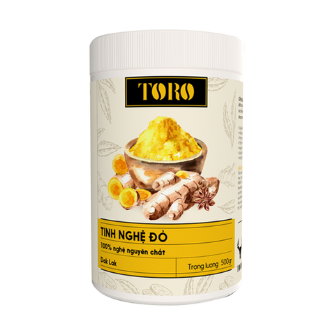 Tinh Bột Nghệ Đỏ Toro Nguyên Chất 100% - Hũ 500gr