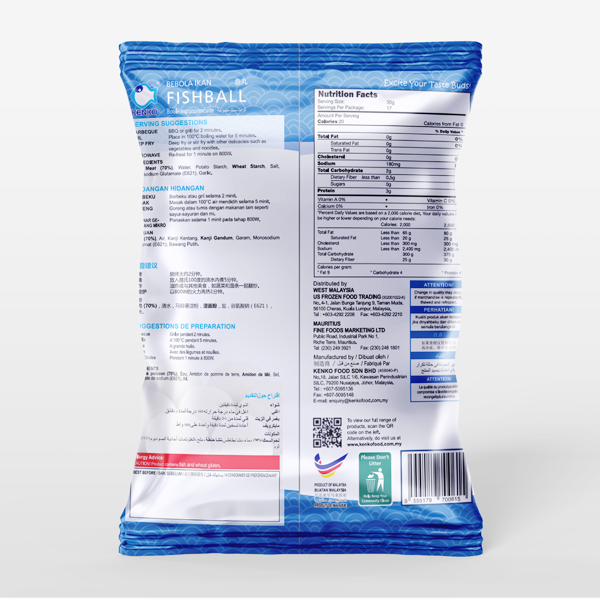 Cá Viên Kenko 500g - Kenko Fishball 500g