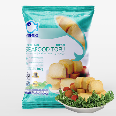 Đậu Hủ Hải Sản Kenko 500g - Kenko Seafood Tofu 500g