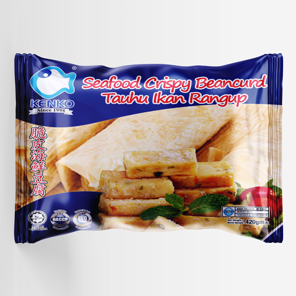 Đậu Hủ Ky Hải Sản Chiên Giòn Kenko 420g - Kenko Seafood Crispy Beancurd 420g