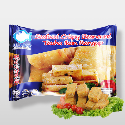 Đậu Hủ Ky Hải Sản Chiên Giòn Kenko 420g - Kenko Seafood Crispy Beancurd 420g