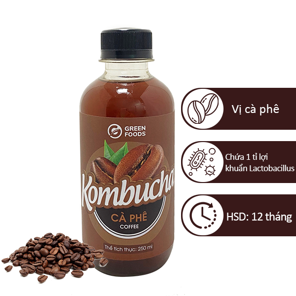 Trà Kombucha Vị Cà Phê 250ml