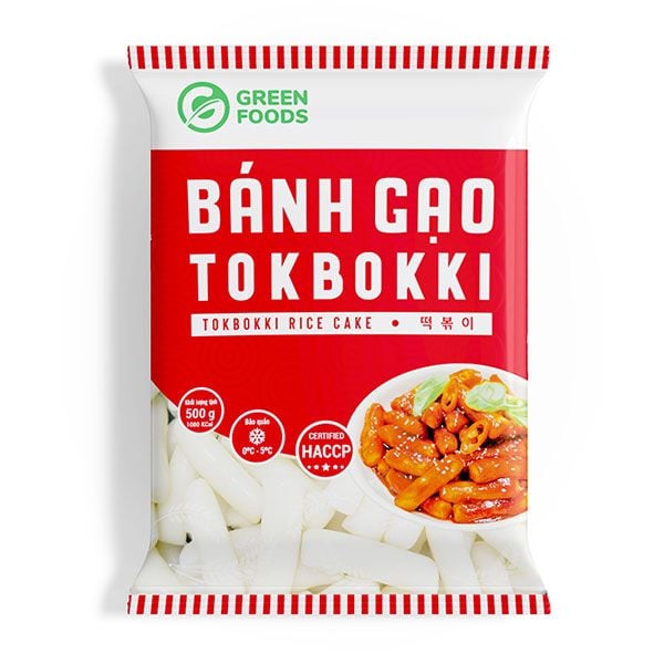 Bánh Gạo Tokbokki Hàn Quốc Dạng Thỏi 500g Và 1kg