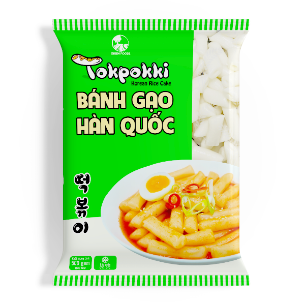 Bánh Gạo Tokbokki Hàn Quốc Dạng Ống 500g