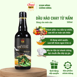  Dầu Hào Chay Nấm Hương chuẩn ngon 500ml - Shiitake Oyster Sauce 