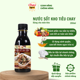  Mini Nước Sốt Kho Tiêu chuẩn vị cay nồng 200ml - Mini Vegetables & Pepper Sauce 