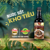  Nước Sốt Kho Tiêu chuẩn vị cay nồng 500ml - Vegetables & Pepper Sauce 