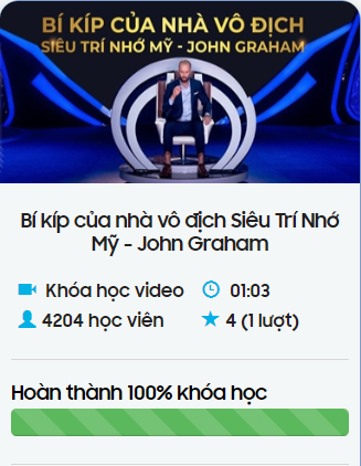  Trọn bộ COMBO 11 khóa học online dành cho gia đình - Tặng phần mềm luyện Siêu trí nhớ SuperMe trị giá 100$ 