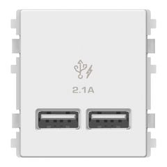 Ổ 2 USB size 2S - Trắng [8432USB_WE]