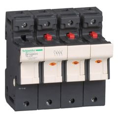 Đế cầu chì Fuse holder 3P+N 50A for fuse 14x51m [DF143NVC]