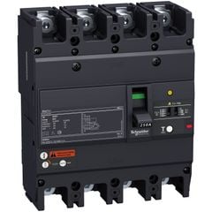 Aptomat khối  EZCV250N 25KA 4P4D 225A [EZCV250N4225]