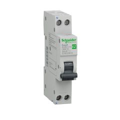 Cầu dao bảo vệ RCBO Slim 1P+N 10A 30mA 4,5kA [EZ9D33610]