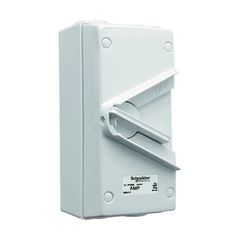 Ngắt điện 1P 35A 250V IP66 [WHS35_GY_G19]