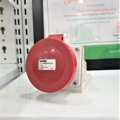 Ổ cắm âm nghiêng 3P+E 16A 400V IP44 [WSOP416-6]