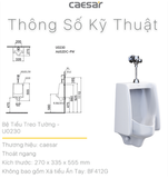  Bồn tiểu nam Caesar U0230 