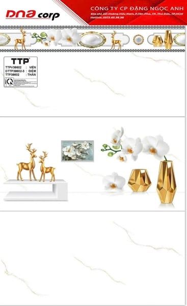  30*60 TTP V38602 Gạch Viền ốp tường men bóng 